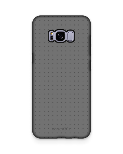 Dot Grid Grey Premium Phone Case Samsung Galaxy S8 Plus
