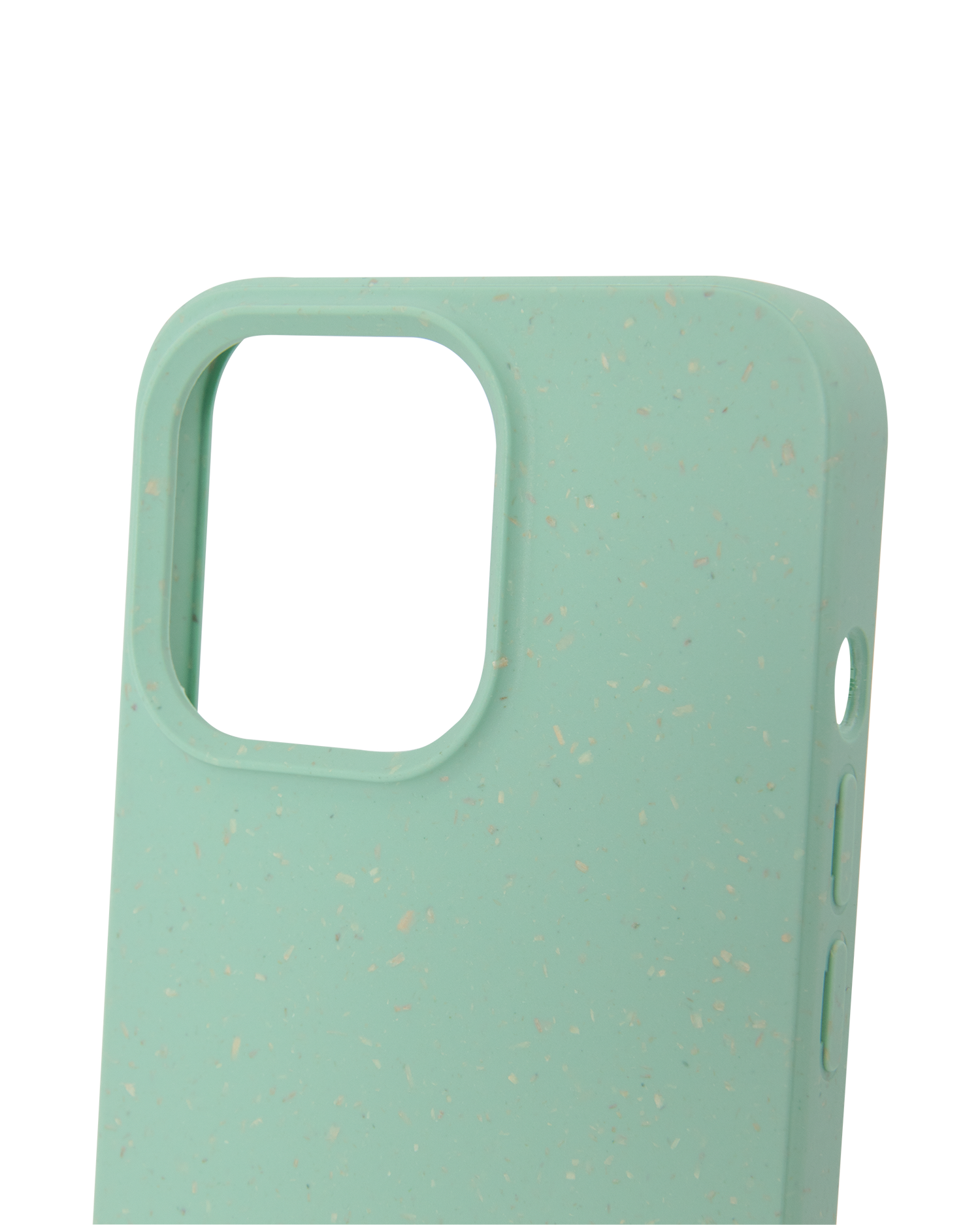 Light Green Eco-Friendly Phone Case for Apple iPhone 13 Pro: Details outside