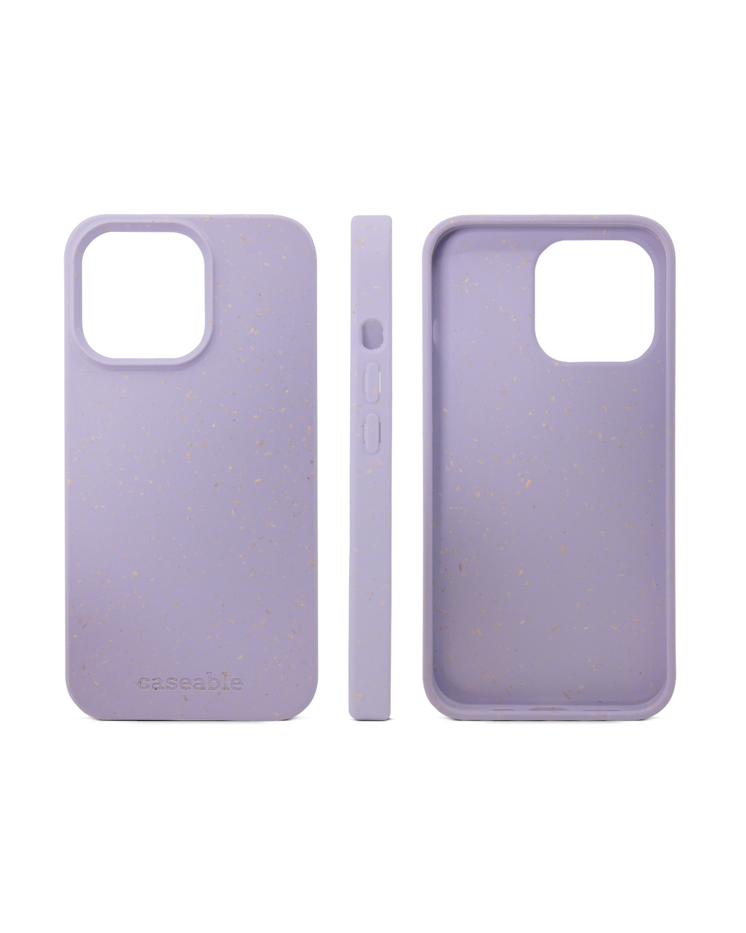 Purple Eco-Friendly Phone Case for Apple iPhone 13 Pro: Side Views