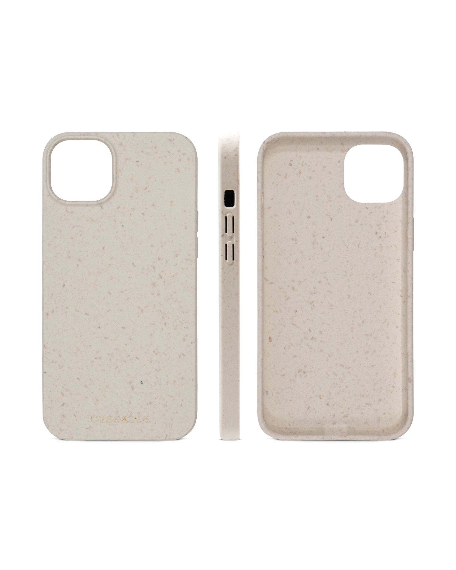 White Eco Friendly Phone Case Apple iPhone 15 Plus