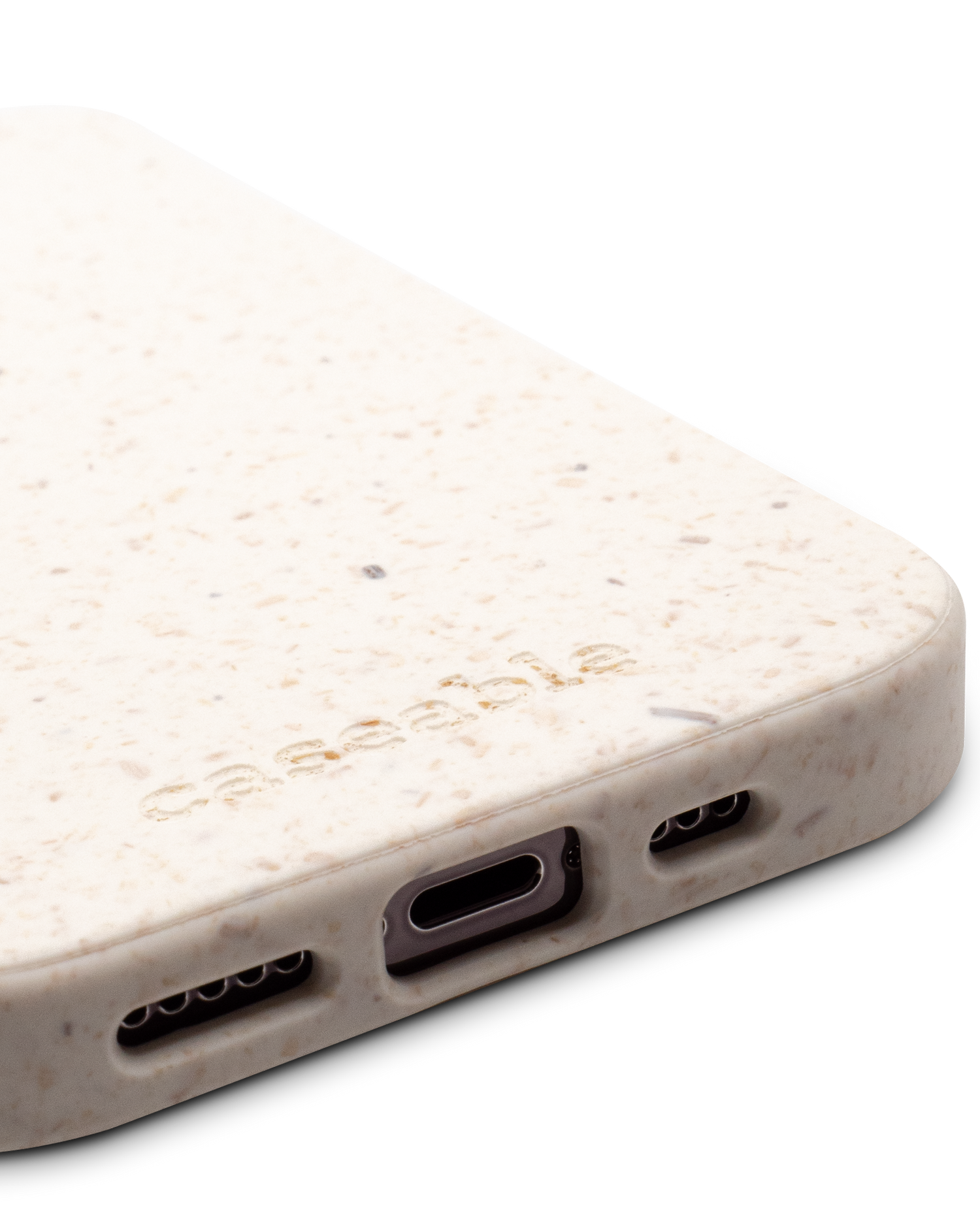 White Eco Friendly Phone Case Apple iPhone 15 Pro