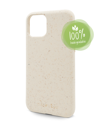White Eco-Friendly Phone Case for Apple iPhone 11 Pro: 100% Biodegradable