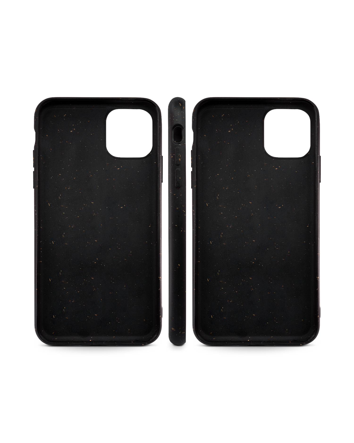 Black Eco-Friendly Phone Case for Apple iPhone 11 Pro Max: Side Views