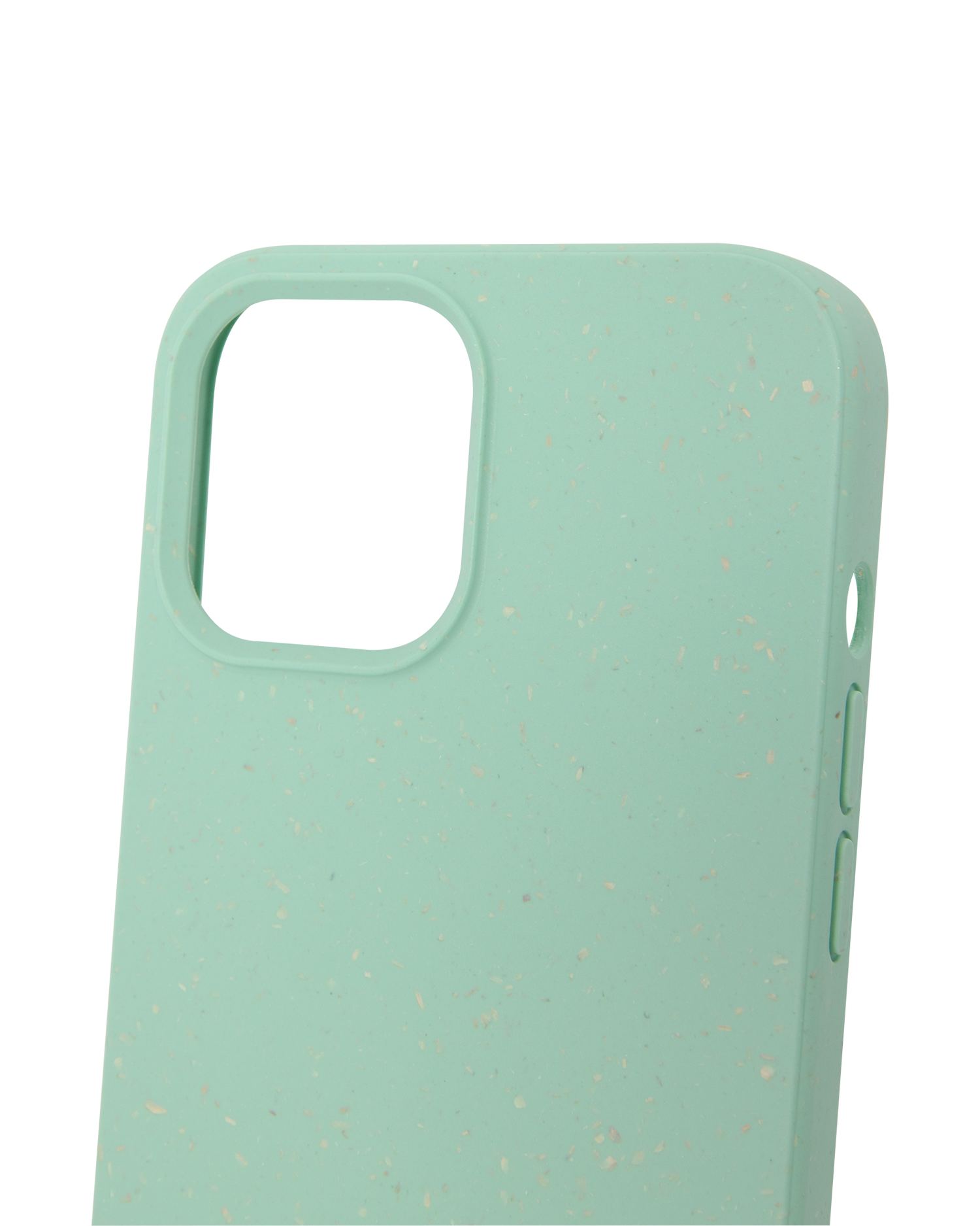 Light Green Eco-Friendly Phone Case for Apple iPhone 12 Pro Max: Details outside