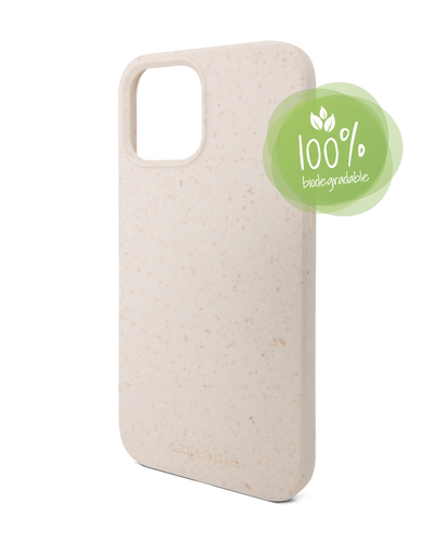 White Eco-Friendly Phone Case for Apple iPhone 12 Pro Max: 100% Biodegradable