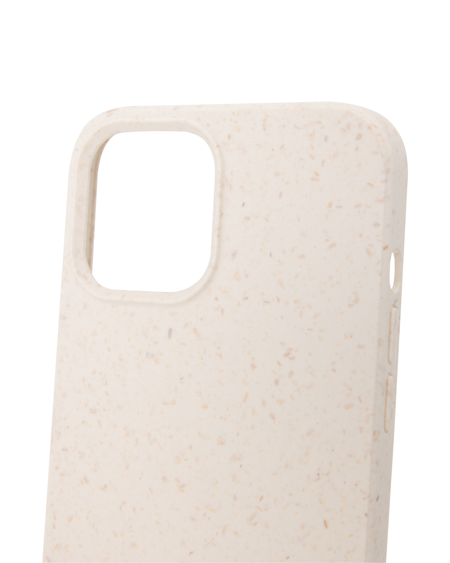 White Eco-Friendly Phone Case for Apple iPhone 12 Pro Max: Details outside