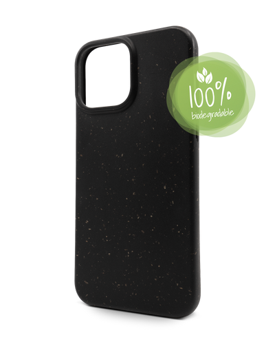 Black Eco-Friendly Phone Case for Apple iPhone 13 Pro Max: 100% Biodegradable