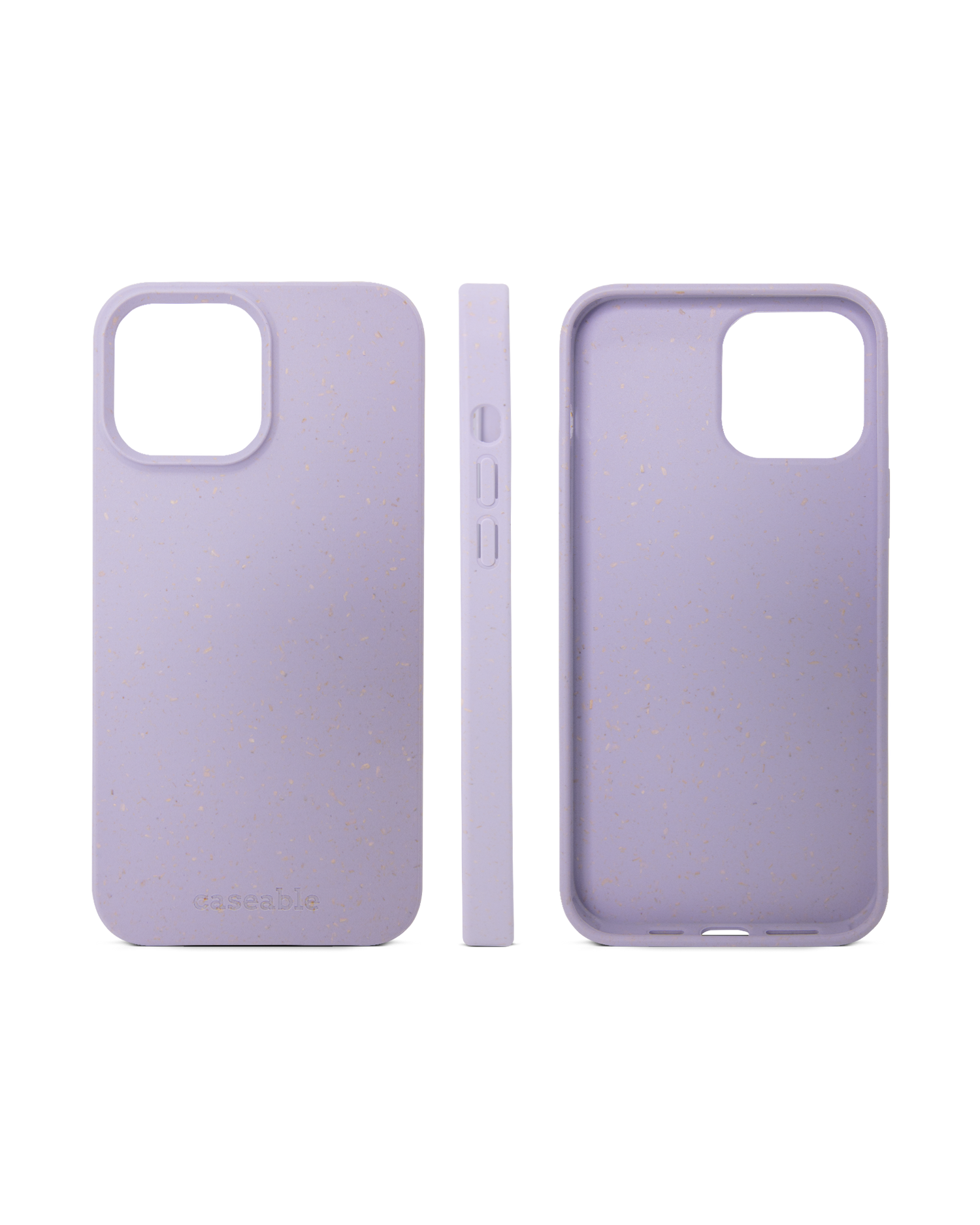 Purple Eco-Friendly Phone Case for Apple iPhone 13 Pro Max: Side Views