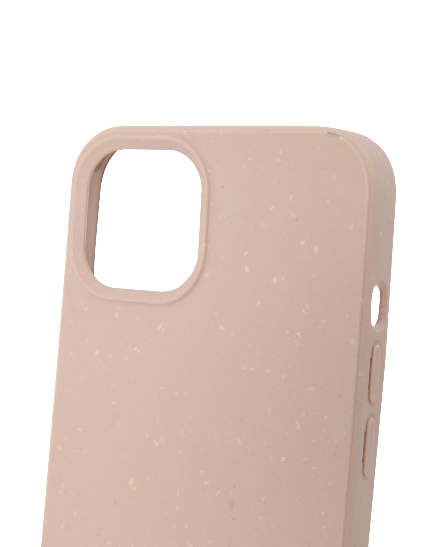 Sand Pink Eco-Friendly Phone Case for Apple iPhone 13: Details outside