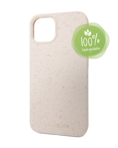 White Eco-Friendly Phone Case for Apple iPhone 13: 100% Biodegradable