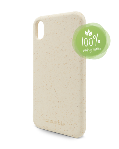 White Eco-Friendly Phone Case for Apple iPhone XR: 100% Biodegradable