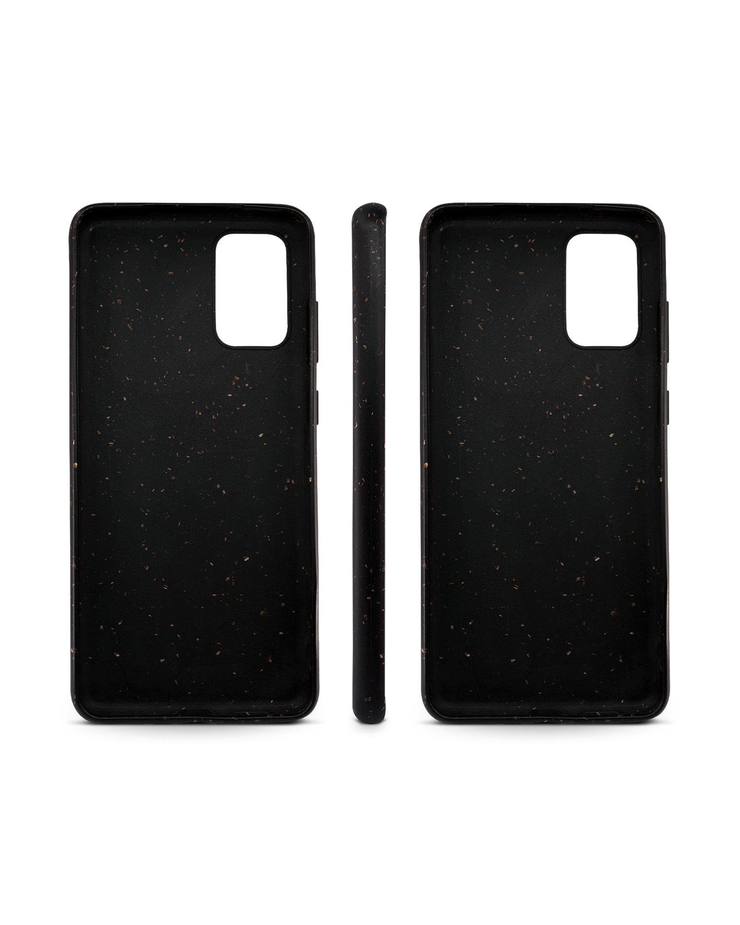 Black Eco-Friendly Phone Case for Samsung Galaxy S20 Plus: Side Views