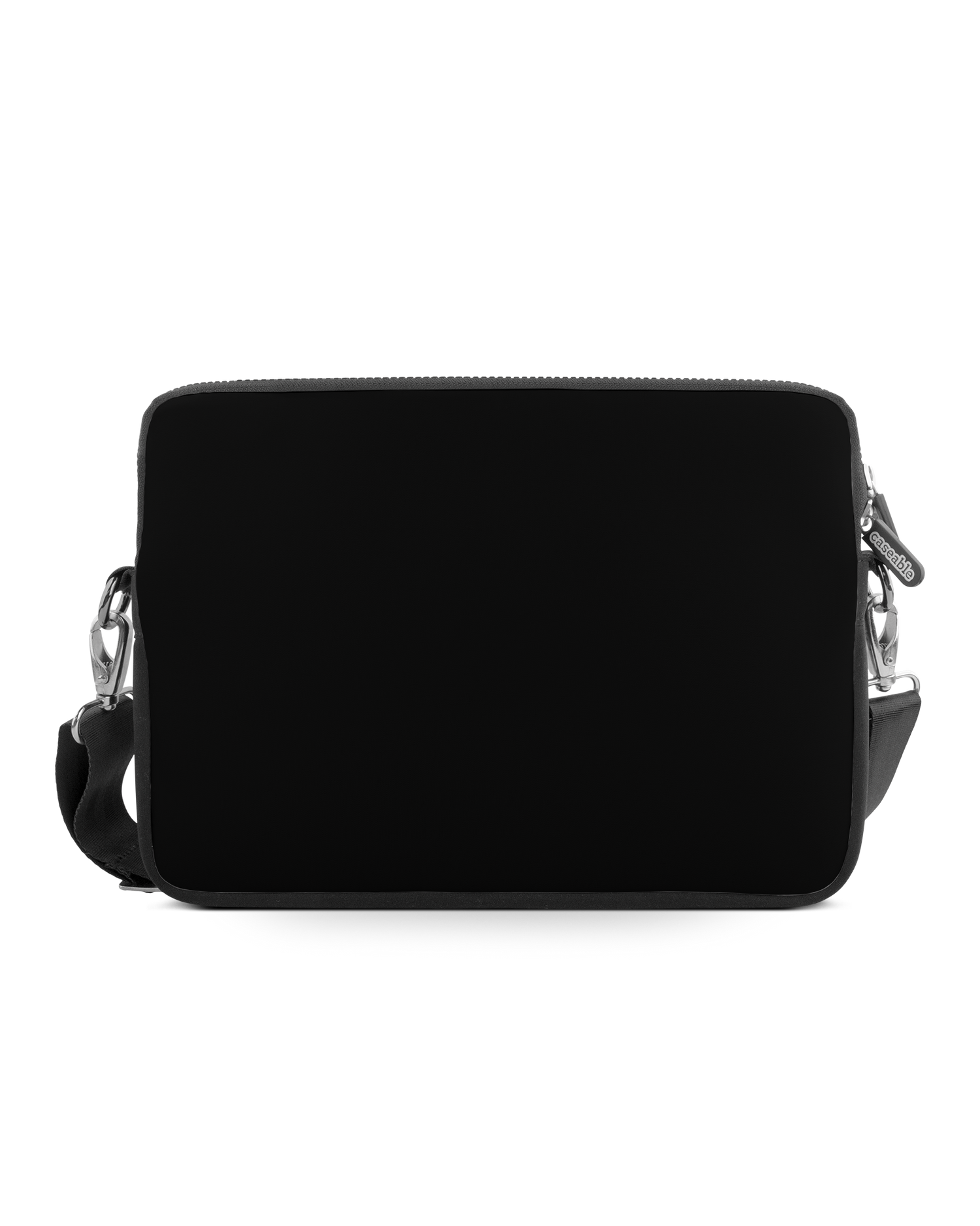 BLACK Premium Laptop Bag 13 inch: Front View