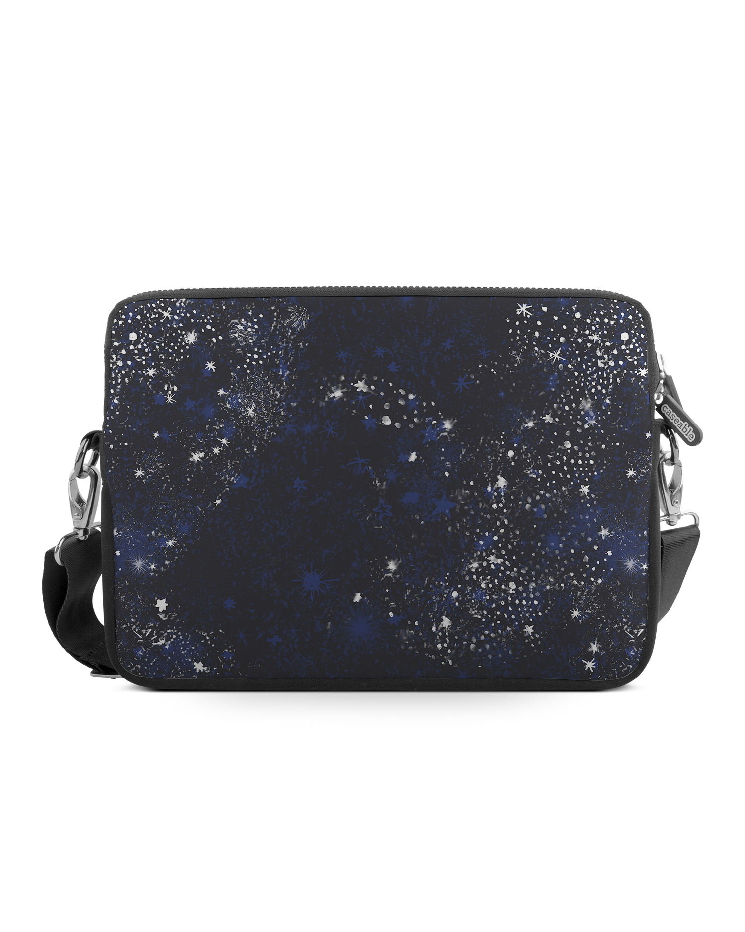 Starry Night Sky Premium Laptop Bag 13 inch: Front View