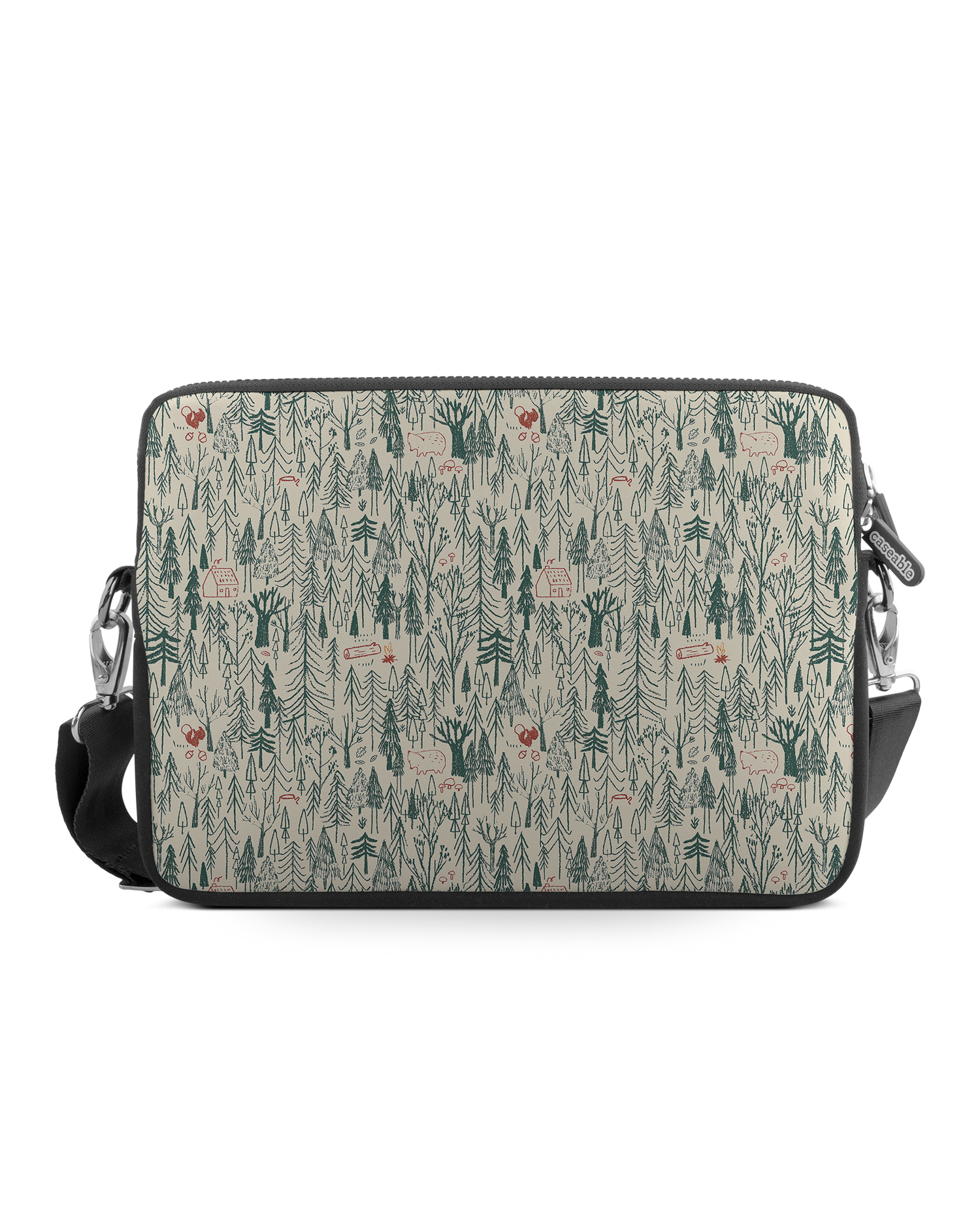 Wonder Forest Premium Laptop Bag 13 inch: Front View