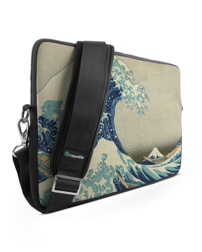 Great Wave Off Kanagawa By Hokusai Premium Laptop Bag 15 inch