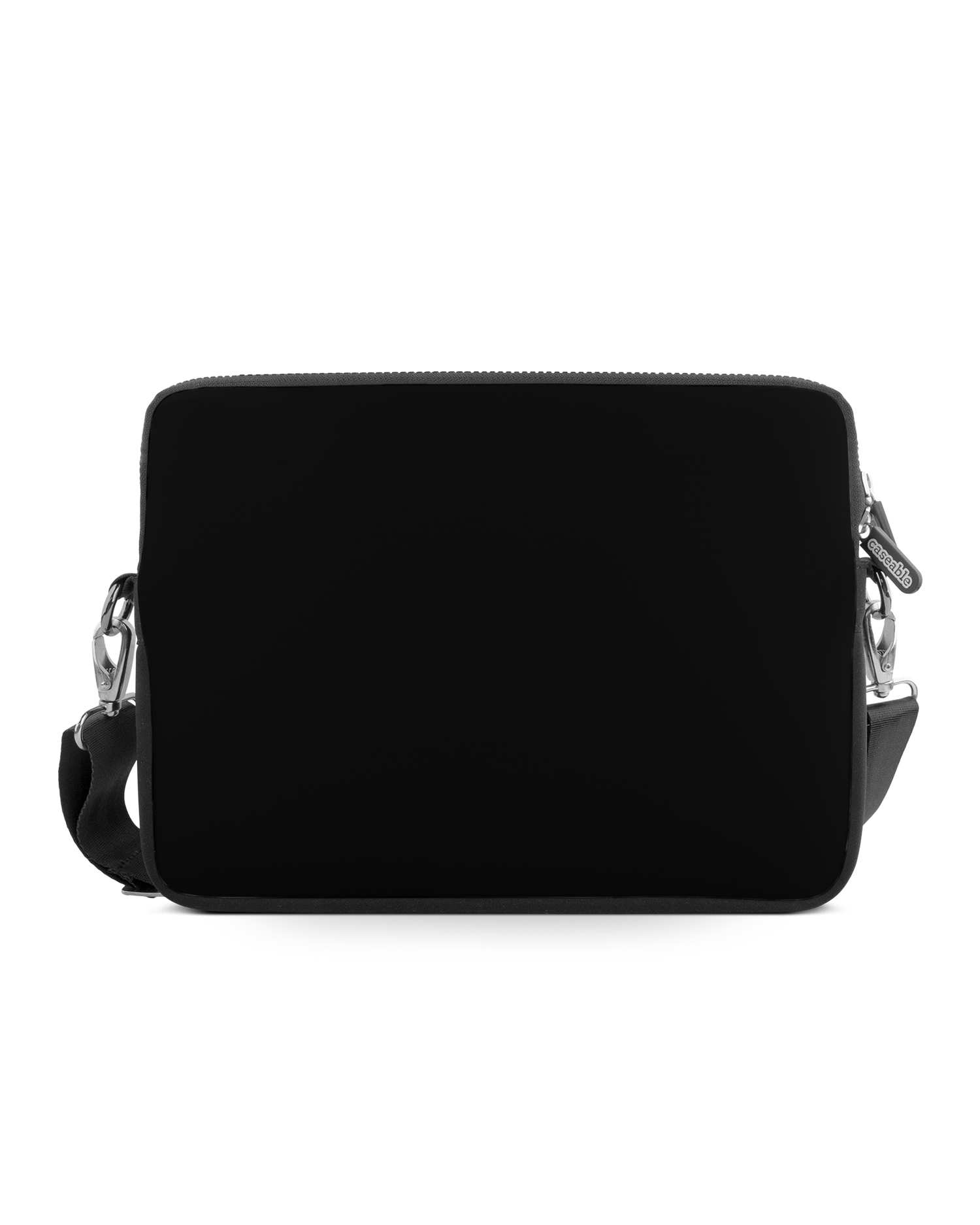 BLACK Premium Laptop Bag 15 inch: Front View