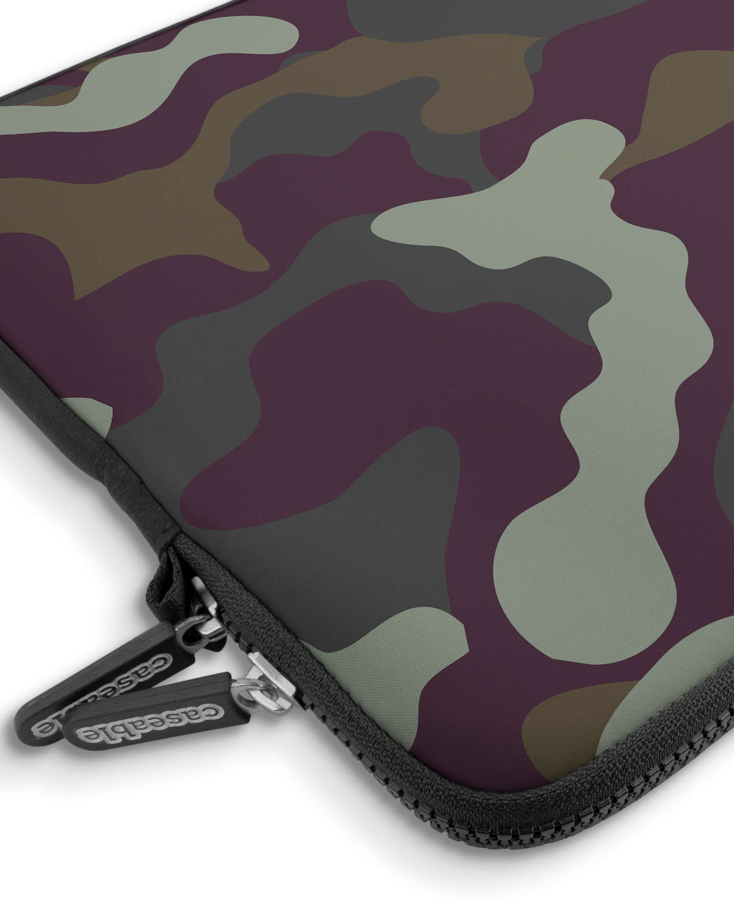 Night Camo Premium Laptop Bag 15 inch with device inside