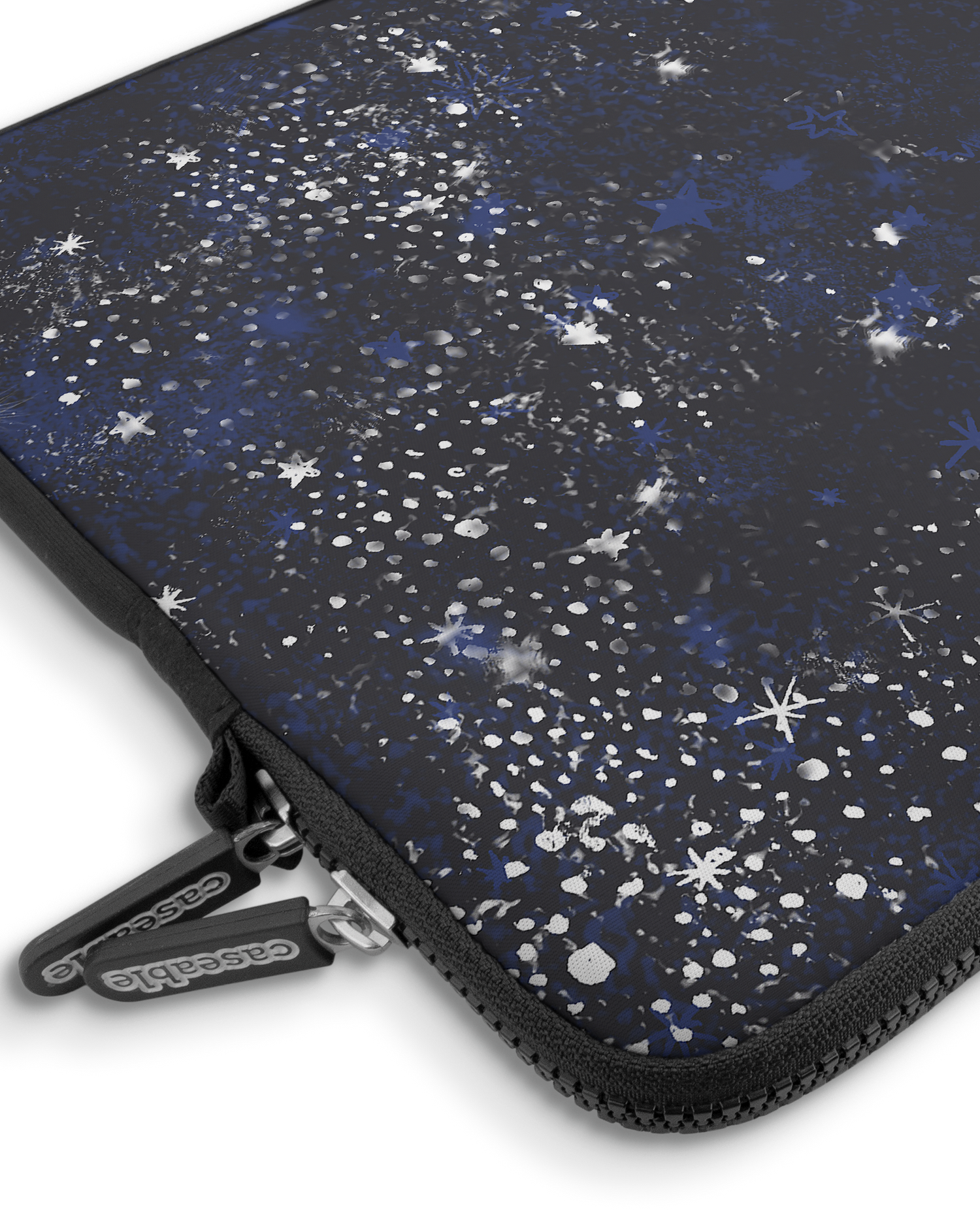 Starry Night Sky Premium Laptop Bag 15 inch with device inside