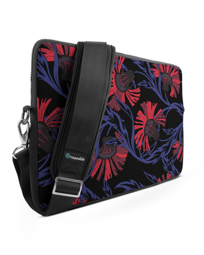 Midnight Floral Premium Laptop Bag 15 inch