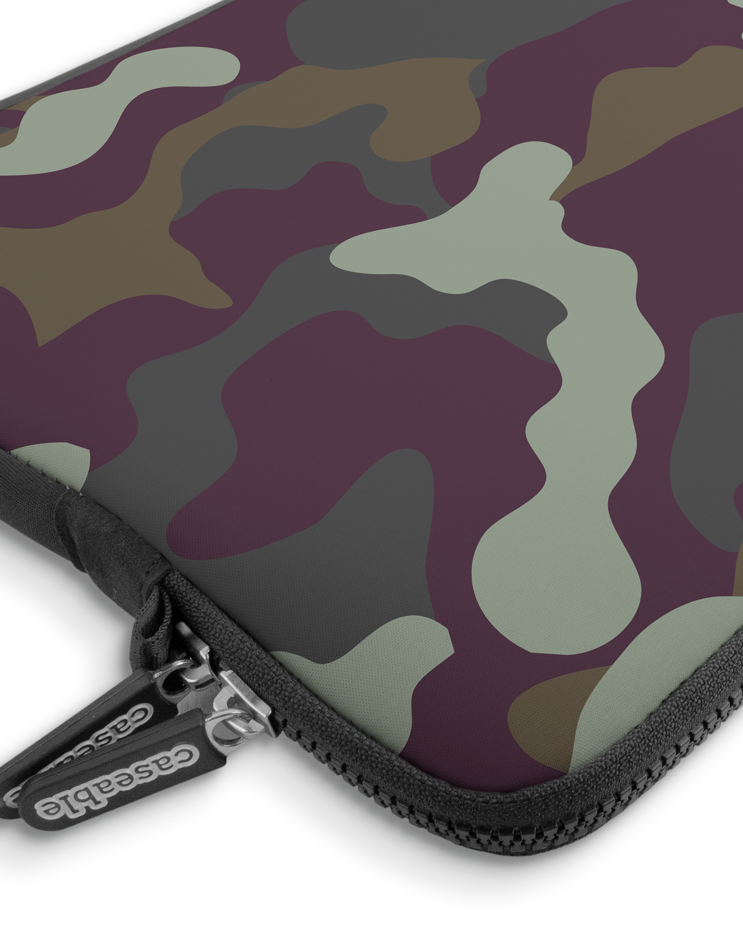Night Camo Premium Laptop Bag 13-14 inch with device inside