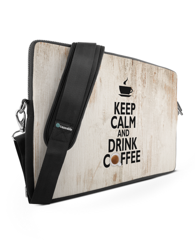 Drink Coffee Premium Laptop Bag 17 inch