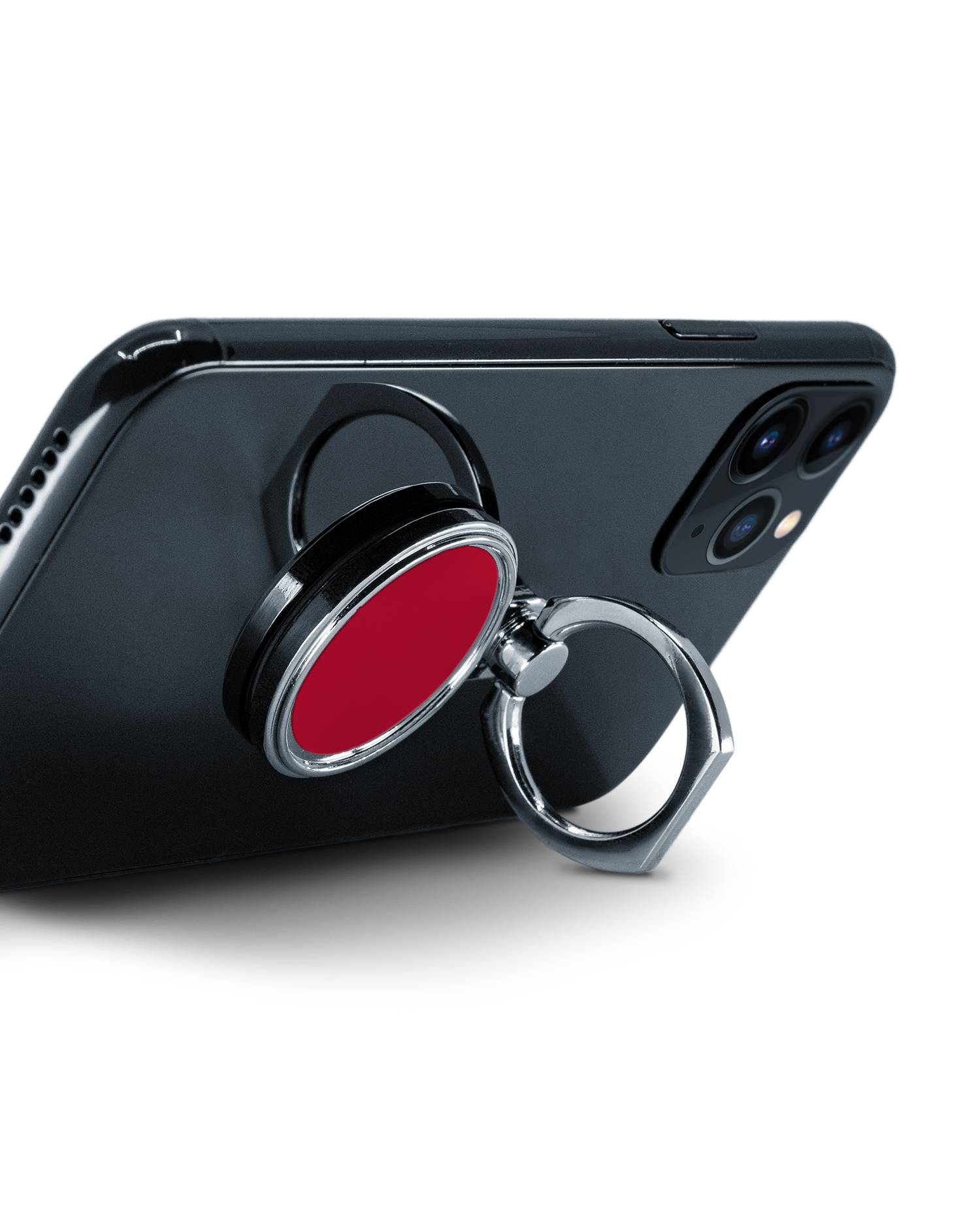 RED Ring Holder attached to a smartphone