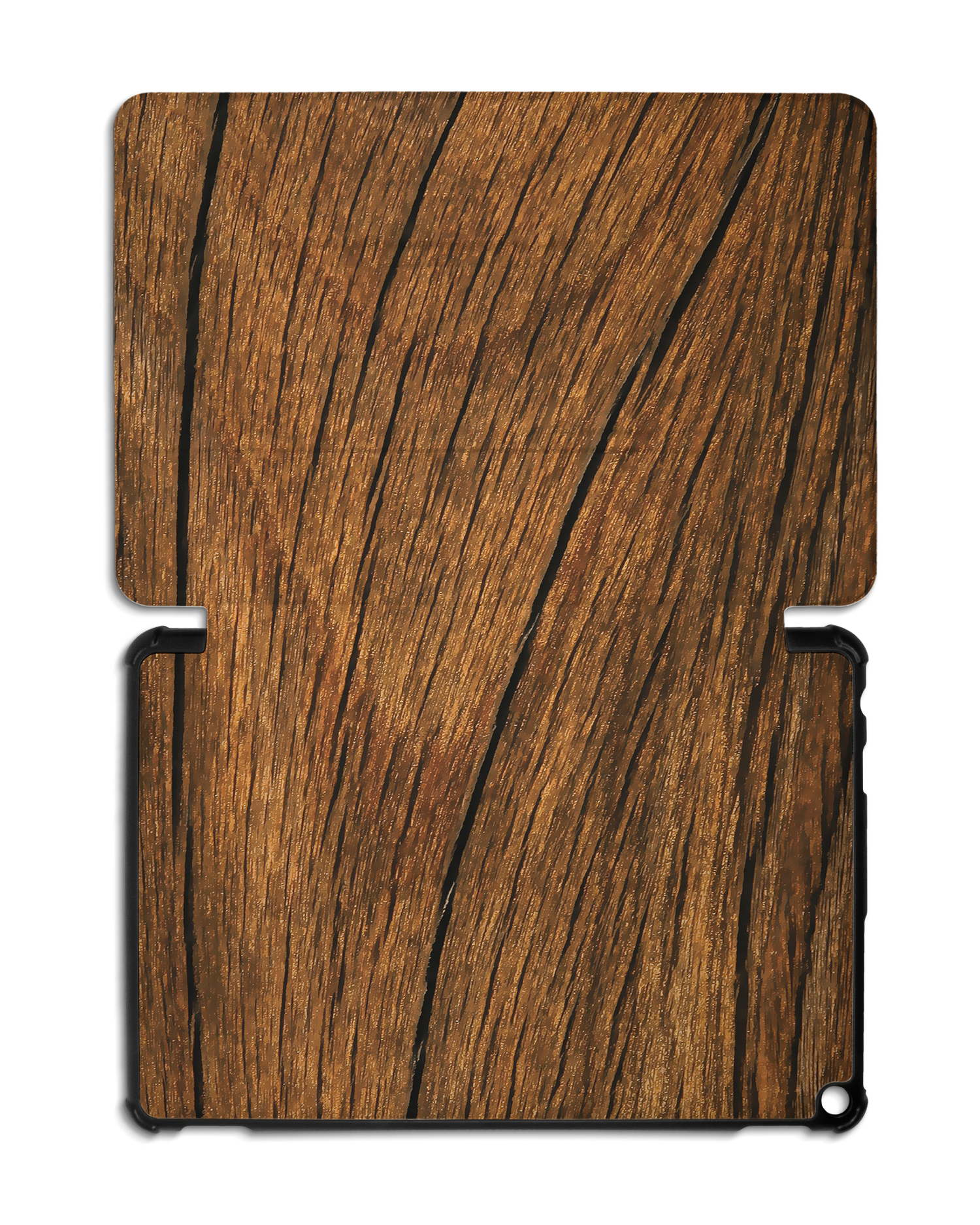 Wood Tablet Smart Case for Amazon Fire HD 10 (2021): Opened
