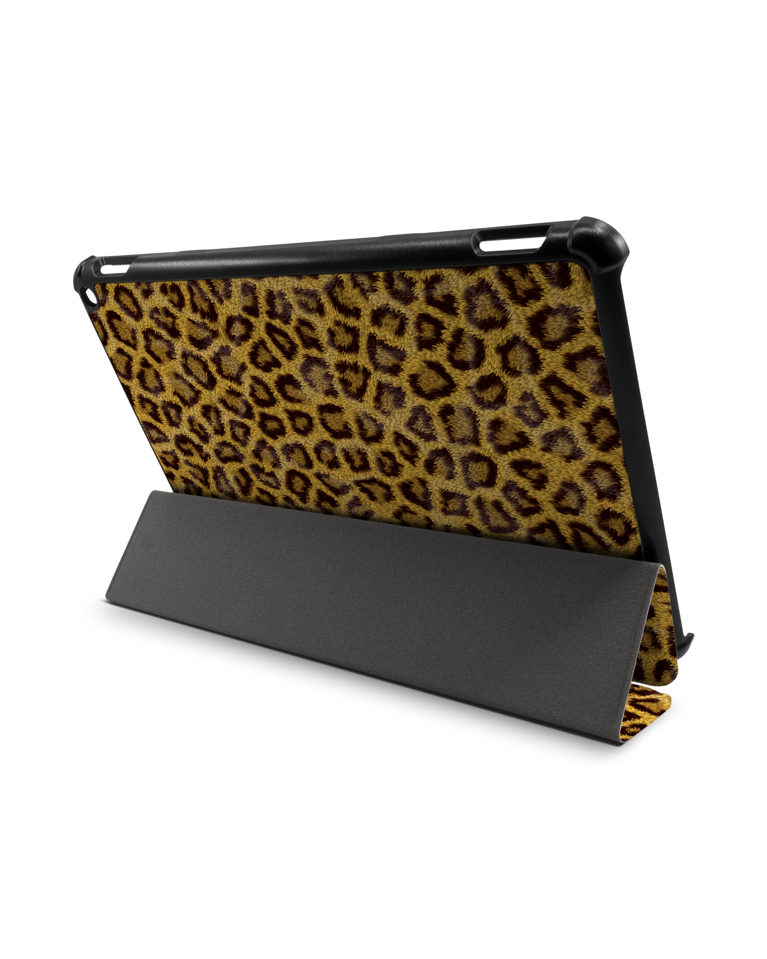 Leopard Skin Tablet Smart Case for Amazon Fire HD 10 (2021): Used as Stand