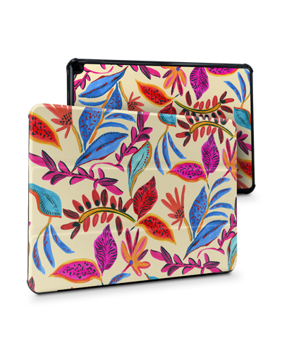 Painterly Spring Leaves Tablet Smart Case for Amazon Fire HD 10 (2021): Front View