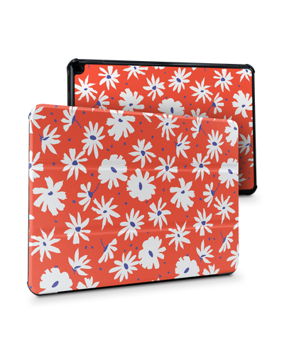 Retro Daisy Tablet Smart Case for Amazon Fire HD 10 (2021): Front View