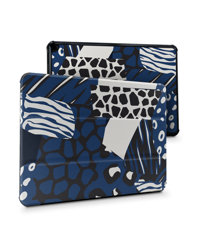 Animal Print Patchwork Tablet Smart Case for Amazon Fire HD 10 (2021): Front View