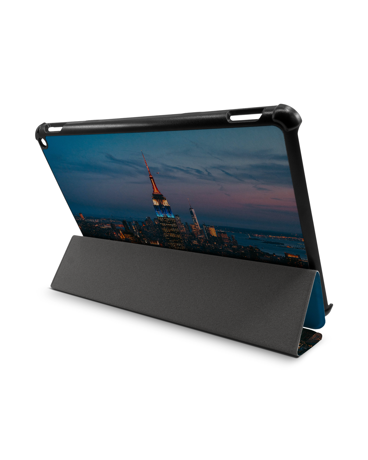 New York At Dusk Tablet Smart Case for Amazon Fire HD 10 (2021): Used as Stand