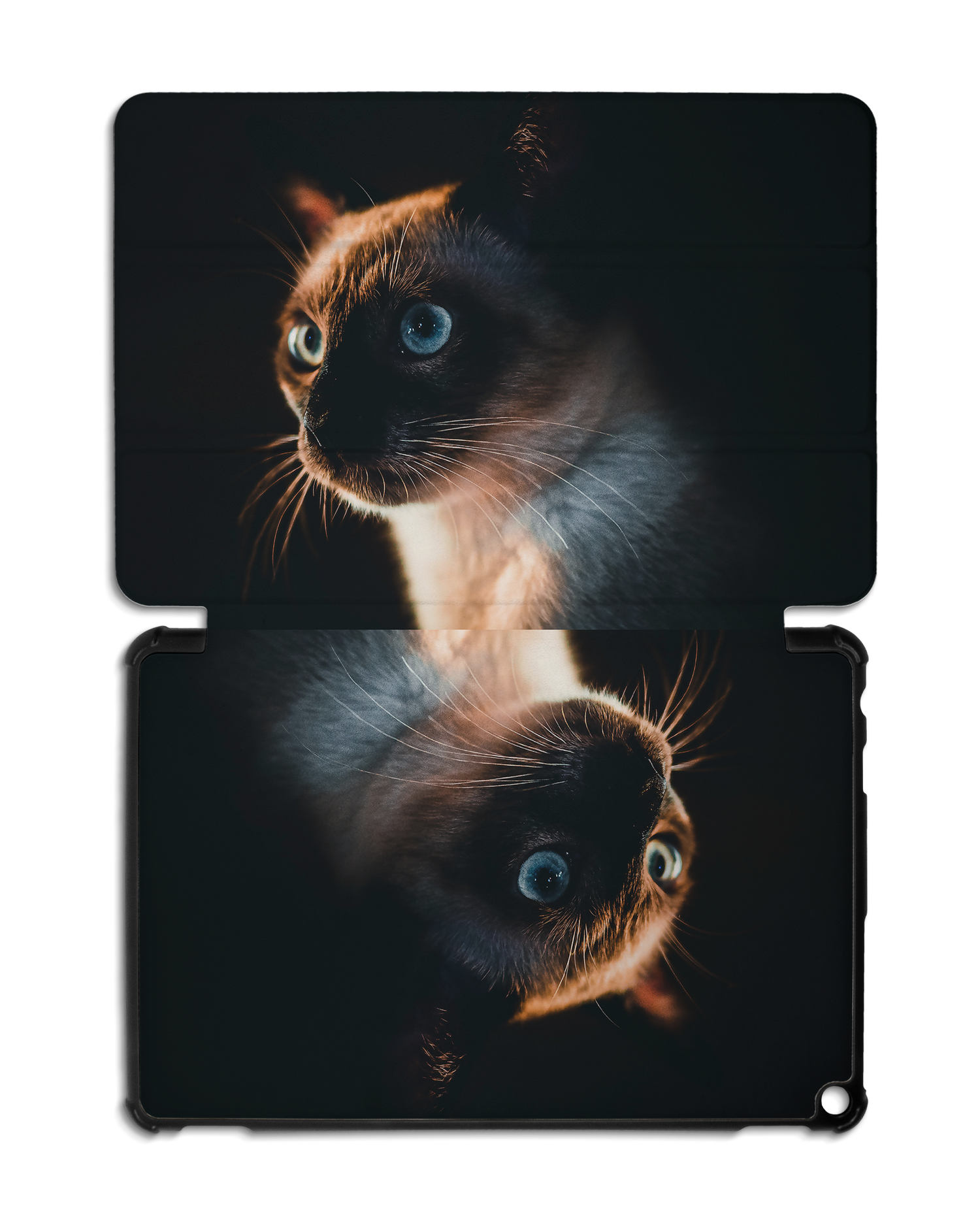 Siamese Cat Tablet Smart Case Amazon Fire HD 10 (2021): Opened