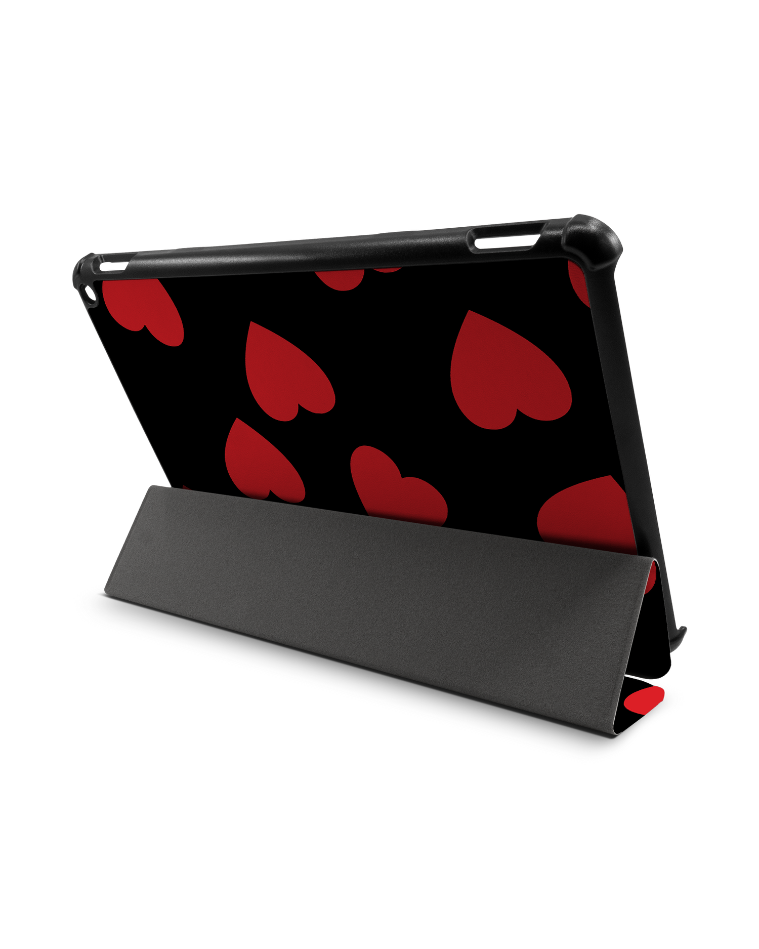 Repeating Hearts Tablet Smart Case for Amazon Fire HD 10 (2021): Used as Stand