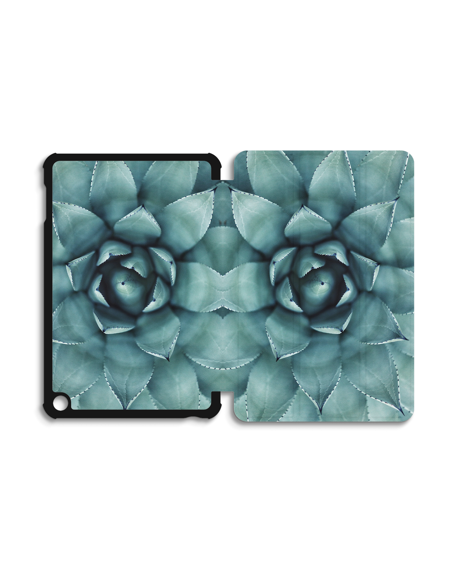 Beautiful Succulent Tablet Smart Case for Amazon Fire 7 (2022): Opened