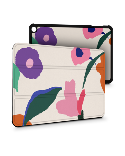 Handpainted Blooms Tablet Smart Case for Amazon Fire 7 (2022)