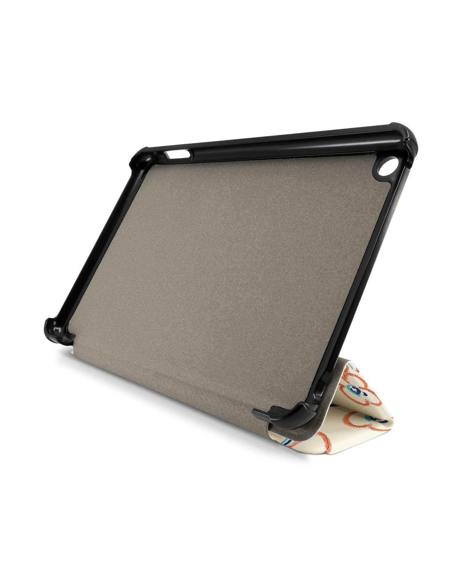 Bloom Doodles Tablet Smart Case for Amazon Fire 7 (2022): Front View