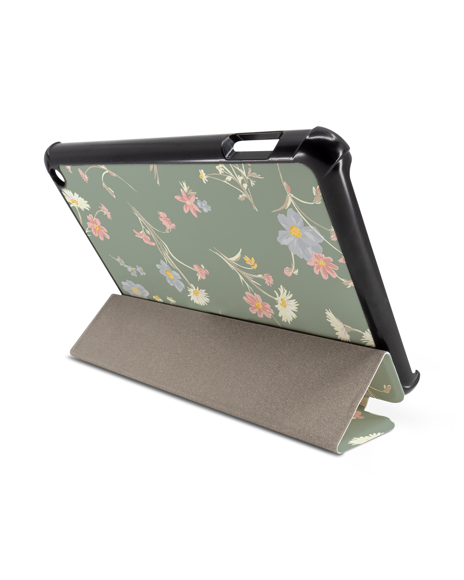 Wild Flower Sprigs Tablet Smart Case for Amazon Fire 7 (2022): Used as Stand