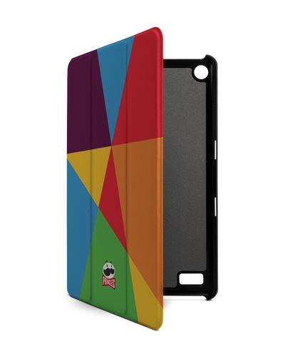 Pringles Abstract Tablet Smart Case for Amazon Fire 7: Front View
