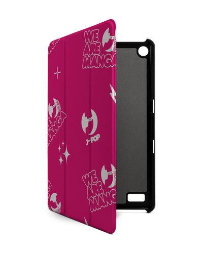 #WeAreManga Tablet Smart Case for Amazon Fire 7: Front View