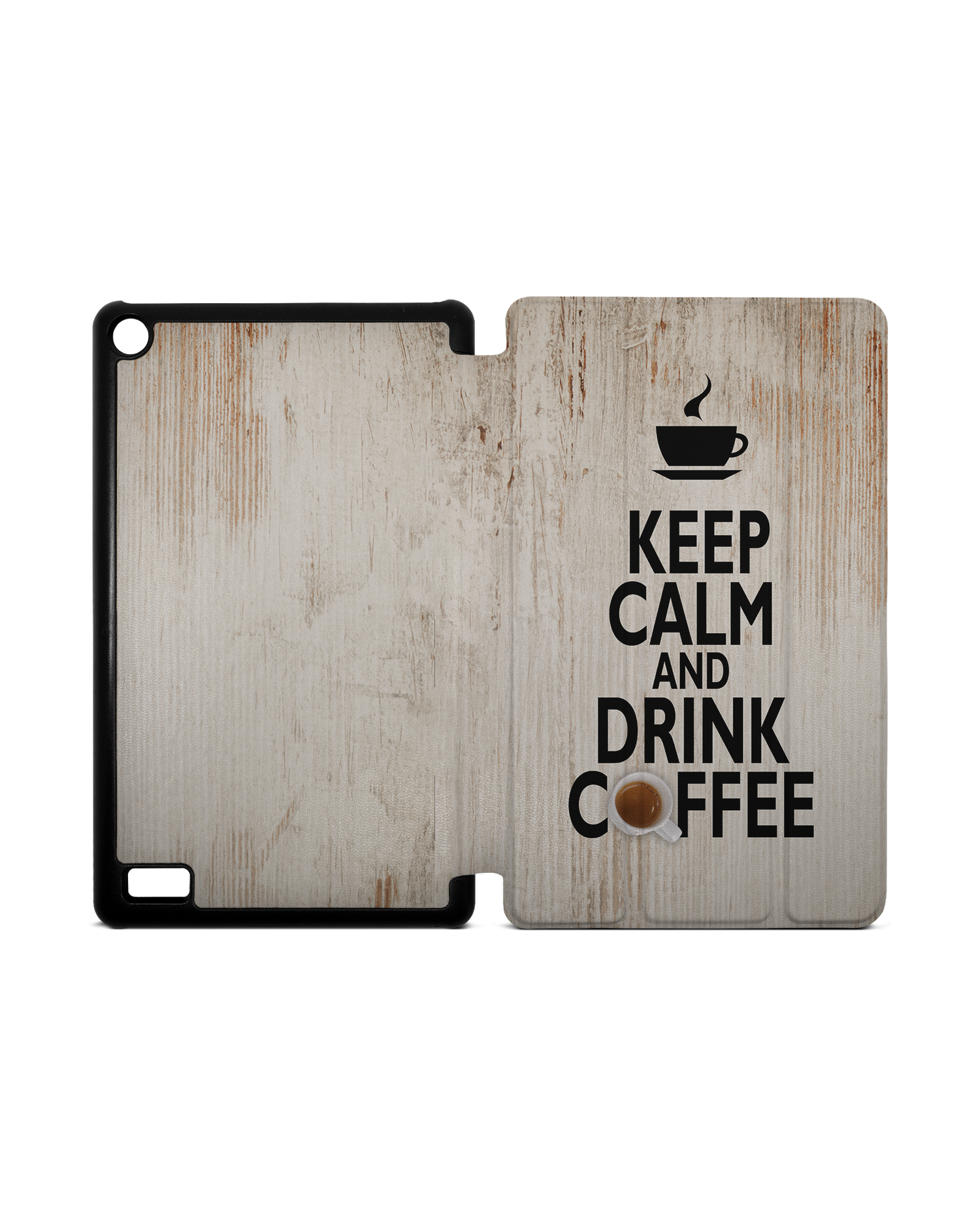 Drink Coffee Tablet Smart Case for Amazon Fire 7: Opened