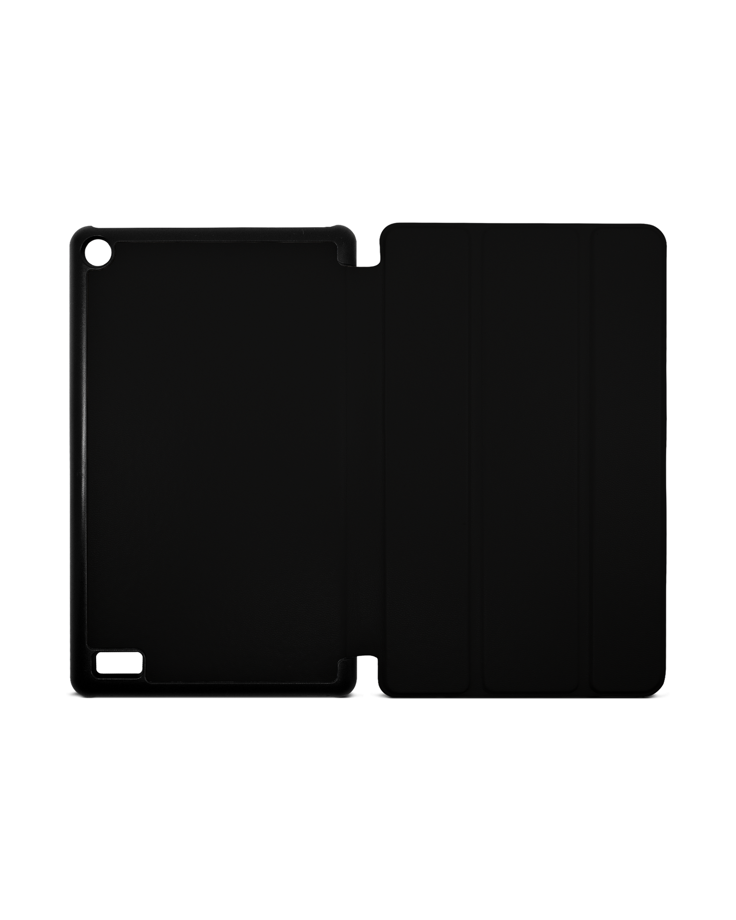 BLACK Tablet Smart Case for Amazon Fire 7: Opened