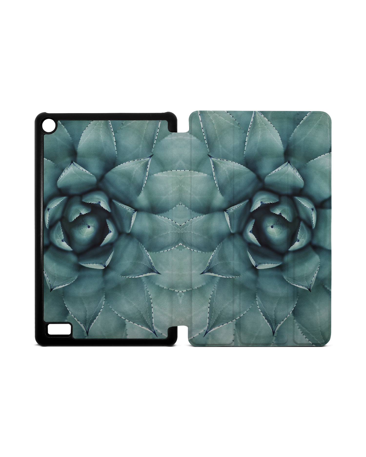 Beautiful Succulent Tablet Smart Case for Amazon Fire 7: Opened