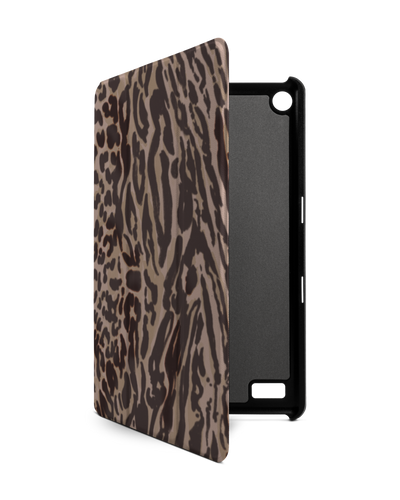 Animal Skin Tough Love Tablet Smart Case for Amazon Fire 7: Front View