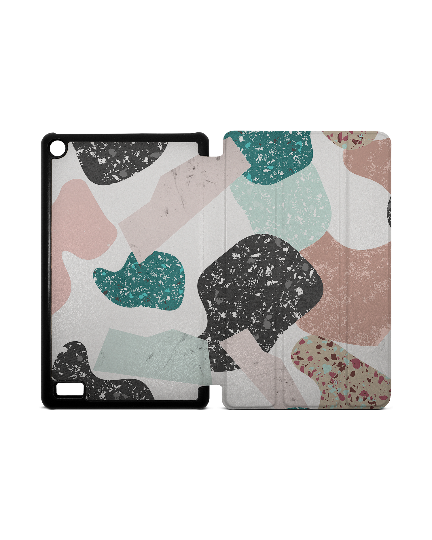Scattered Shapes Tablet Smart Case for Amazon Fire 7: Opened