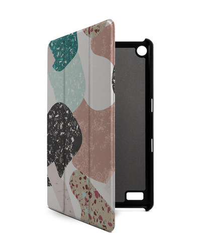 Scattered Shapes Tablet Smart Case for Amazon Fire 7: Front View