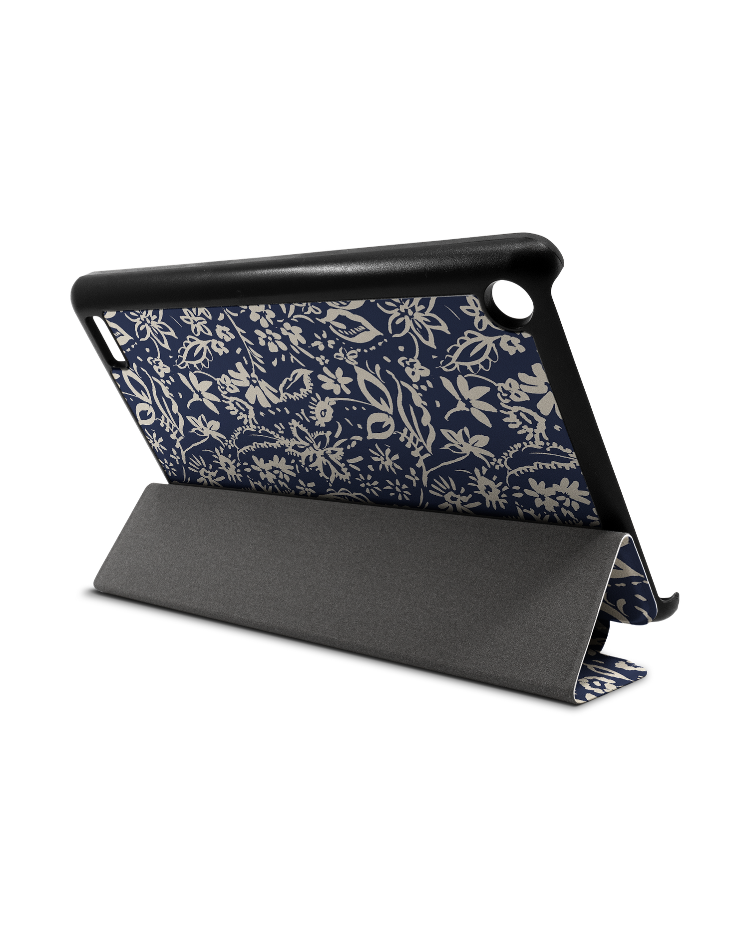 Ditsy Blue Paisley Tablet Smart Case for Amazon Fire 7: Used as Stand