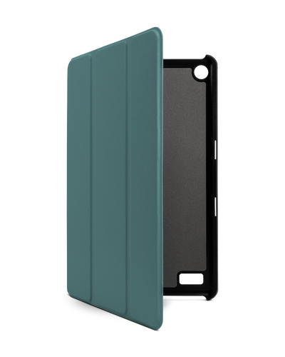 TURQUOISE Tablet Smart Case for Amazon Fire 7: Front View