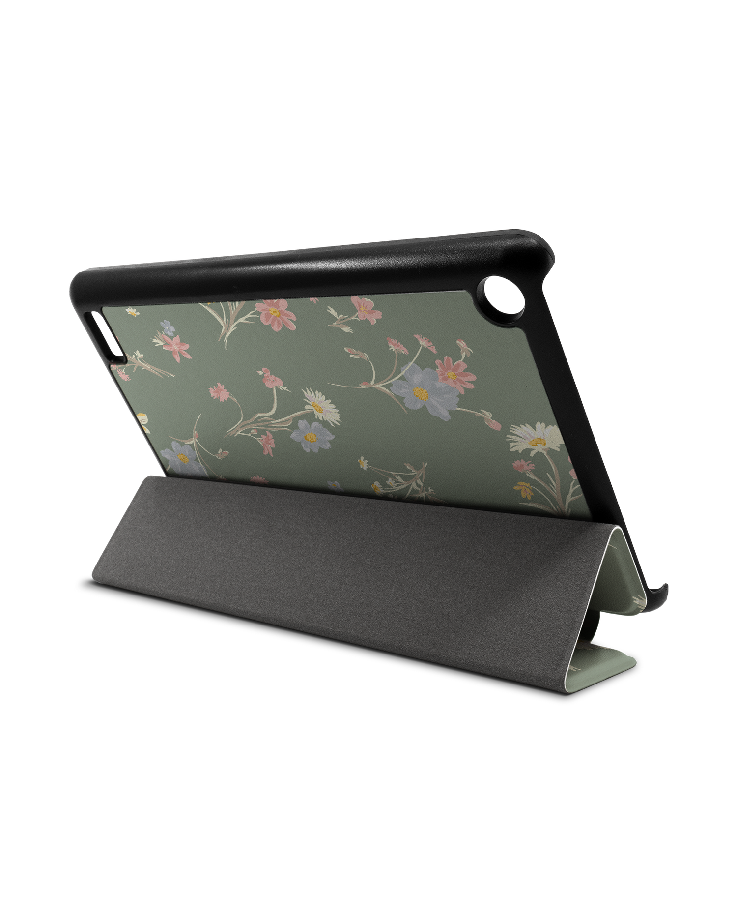 Wild Flower Sprigs Tablet Smart Case for Amazon Fire 7: Used as Stand